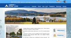 Desktop Screenshot of campingolsina.cz